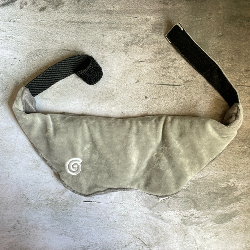 Grey Weighted Sleep Mask | Eye Mask | Sleep Blindfold | Unisex Mens Accessories